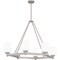Quoizel Penning Linear Chandelier 6 Lights Brushed Nicke PNG638BN - alternate 6